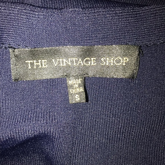 Navy form-fitting Dress - Picture 4 of 6